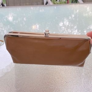 Hobo patent leather “Lauren” clutch